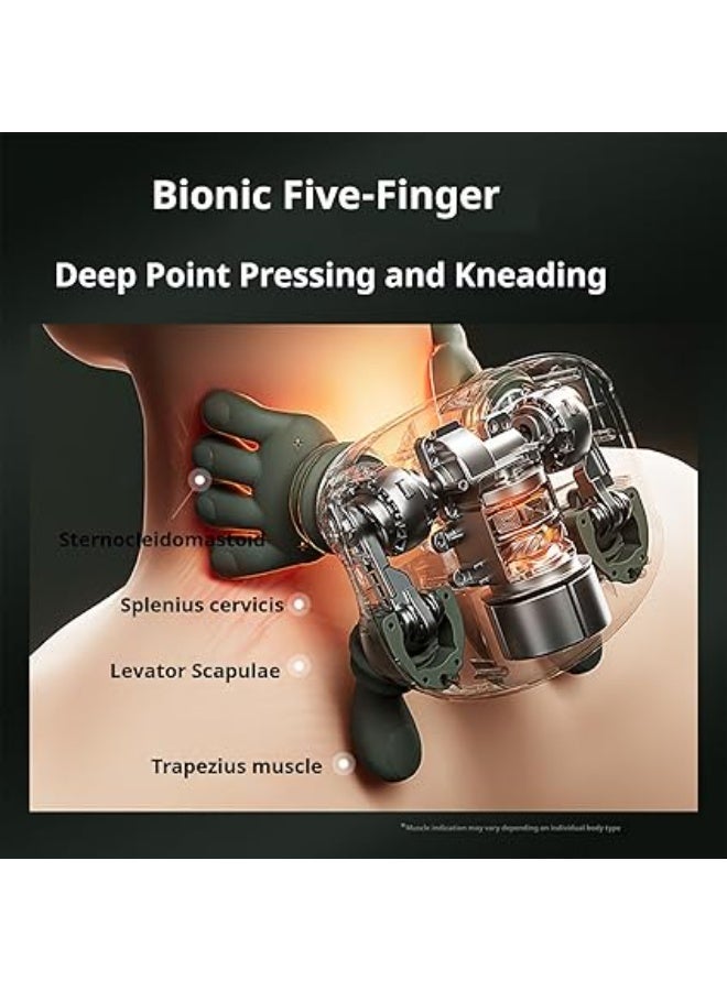 مدلك الرقبة سياسو  جهاز تدليك الرقبة والكتف برو N7 ماستر كهربائي ثلاثي الأبعاد مع تسخين سريع 3 سرعات قابلة للتعديل وسادة مساج للرقبة والظهر والكتف محمول للاستخدام المنزلي والمكتبي - Image 5